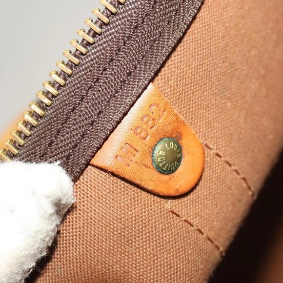 LOUIS VUITTON Monogram Keepall 55 Boston Bag M41424 LV Auth 132666 - Picture 13 of 16